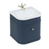 Burlington Chalfont 550mm Unit with Drawer and Roll-Top Basin in Blue - CH55B