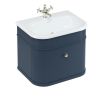 Burlington Chalfont 650mm Unit with Drawer and Roll-Top Basin in Blue - CH65B