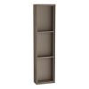 VitrA Voyage 3-Section Shelf Unit in Planked Sand & Taupe