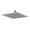 Abode 8mm Square Showerhead 200mm x200mm in Chrome
