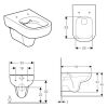 Geberit Smyle Wall Hung Toilet - 500.211.01.1