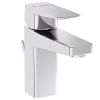 VitrA Root Square Compact Basin Mixer with Pop-Up Waste in Chrome - A42735