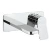 Crosswater Glide II Wall Mounted Basin 2 Hole Set in Chrome - GD121WNC