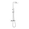 Crosswater Curve Multifunction Thermostatic Shower Kit in Chrome - RM553WC+