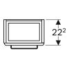 Geberit Selnova Compact Furniture Unit for 40cm Basin in Light Grey - 501487001