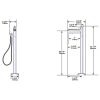 Riobel Venty Freestanding Bath Shower Mixer - VY39C-EM