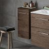 Geberit Selnova Low Cabinet with One Door in Hickory - 501274001