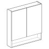 Geberit Selnova Large Mirror Cabinet With 2 Doors in White - 501268001