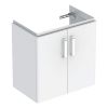 Geberit Selnova Compact Vanity Unit for 65cm Basin in White - 501956011