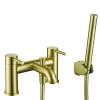 Origins Atlas G Bath Mixer with Shower Set - Brushed Brass