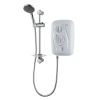 Triton T80Z Thermostatic Fast-Fit 8.5kW Electric Shower in White Chrome - SP8008ZFFTHM