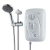 Triton T80Z Thermostatic Fast-Fit 10.5kW Electric Shower in White Chrome - SP8001ZFFTHM