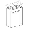 Geberit Selnova Compact Vanity Unit for 50cm Basin with Right Hand Towel Rail in Grey - 501497001