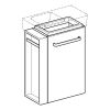 Geberit Selnova Compact Vanity Unit For 50cm Basin With Left Hand Towel Rail in White - 501496001