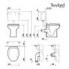Twyford Avalon Back-To-Wall WC Pan - AV1168WH