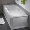 Twyford Celtic 1700 x 700mm 140L Steel Bath with Slip Resistance and Chrome Grips - CE1572WH