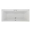 Twyford Encapsulated 1700 x 750mm Double Ended Bath with 2 Tap Holes - AH8502WH