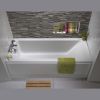 Twyford Encapsulated 1700 x 700mm Single Ended Bath with 2 Tap Holes - AP8502WH
