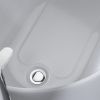 Twyford Opal Low Capacity 2 Tap Hole Single Ended Bath with Tread and Chrome Grips - OL8122WH