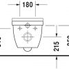 Duravit Starck 3 Rimless Wall Hung WC 2527090000