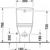 Duravit Starck 3 Open Back Close Coupled Toilet Suite 0126090000