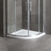 UK Bathrooms Essentials Tana Quadrant ABS Stone Resin Shower Tray