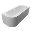 Tissino Angelo 1600mm Premium Acrylic Left-Hand Double Ended Bath - TAN-306