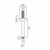 Vado Elements Ceiling Mounted Arm for Shower Head - 150mm