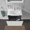 Duravit L-Cube Wall-Mounted 620mm Compact Vanity Unit in High Gloss White - LC615602222
