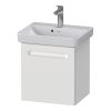 Duravit No.1 Wall-Mounted 440mm Vanity Unit with Right-Hand Door in Matt White - N14267R18180000