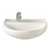 Twyford Sola 600mm Medical Washbasin with 1 Offset Tap Hole