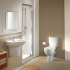 Twyford Alcona Close Coupled Rimfree WC Pan With Horizontal Outlet - AR1948WH