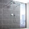 Hansgrohe Round Select Valve with Raindance 240 Overhead Shower and Axor Hand shower - 88101013
