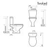 Twyford Option Close Coupled WC Grab and Go Pack - GGOT03WH