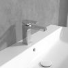 Villeroy & Boch Architectura Square Single-Lever Basin Mixer with Pop-Up Waste in Chrome - TVW12500100061