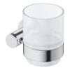 Duravit D-Code Right Hand Toothbrush Tumbler in Chrome - 0099201000