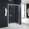 Merlyn MBox Sliding Shower Door with Optional Side Panel in Chrome