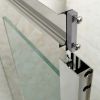 Merlyn MBox Sliding Shower Door with Optional Side Panel in Chrome