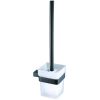 The White Space Legend WC Brush and Holder in Black