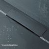 Tissino Giorgio Lux 800mm Rectangular Shower Tray in Grey Slate