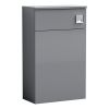 Nuie Arno 500mm Back to Wall WC Unit in Grey