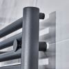 Tissino Hugo2 Central Heating Towel Radiator in Anthracite
