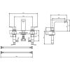 Villeroy & Boch Liberty Three-Hole Basin Mixer in Chrome - TVW10700700061