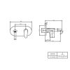 Villeroy & Boch O.Novo Start Wall-Mounted Single-Lever Basin Mixer in Chrome - TVW10511211061