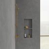 Villeroy & Boch Universal Thermostatic Round Shower Mixer in Brushed Gold - TVS00001700076