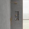 Villeroy & Boch Universal Round Wall Mounted Shower Arm in Brushed Gold - TVC00045351076