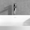 Villeroy & Boch Liberty 309mm Tall Single-Lever Basin Mixer in Chrome - TVW10700600061