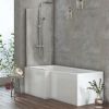 Amara L-Shape 1700 x 850mm Left Hand Shower Bath