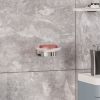 UK Bathrooms Essentials Cingino Soap Dish in Chrome