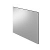 The White Space Scene Wall Hung Bathroom Mirror in Gloss Charcoal
